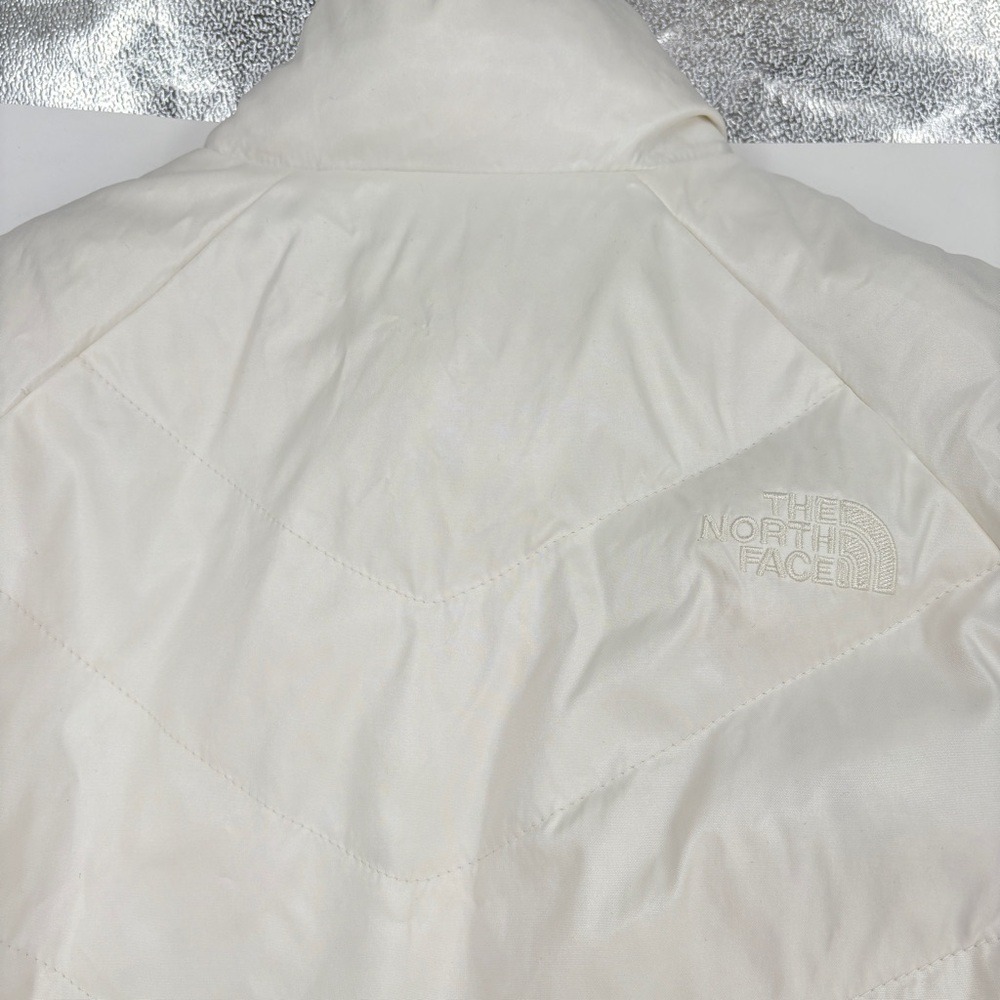 The North Face Tamburello Vest Womens Small Cream White Quilted Puffer Layering‎ - Picture 10 of 12
